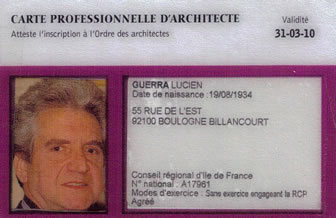 carte professionnelle